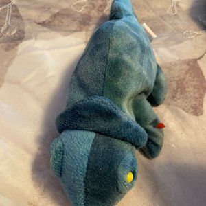 2 TY Beanie Babies Blue Chameleon